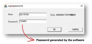 Hisilicon DVR password generator example 1