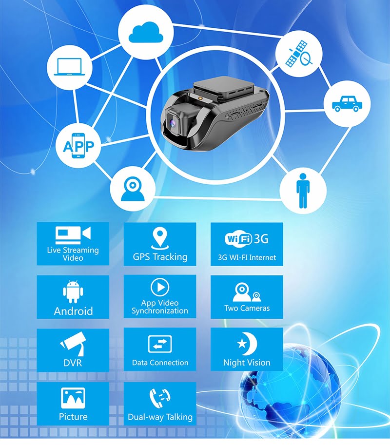 دوربین خودرو سیم کارتی با قابلیت ردیابی