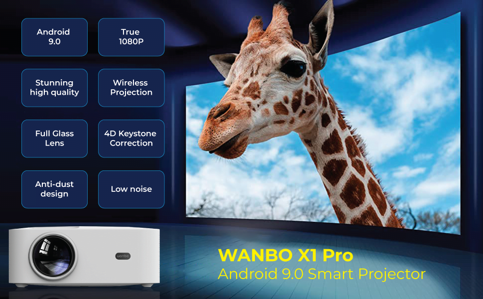 ویدئو پروژکتور ونبو مدل WANBO X1 Pro