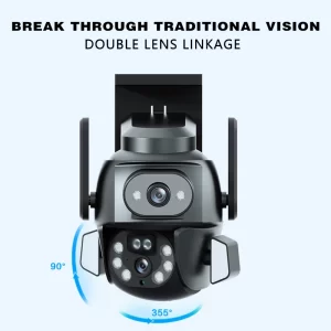 خرید دوربین چرخشی سیمکارتی دو لنز carecam pro