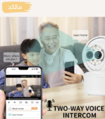 دوربین بیبی کم وایفای دو لنزه ic2 زوم 5X اپتیکال