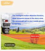 دوربین مینی اسپید دام سیمکارتی سه لنز Secueye P60