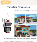 دوربین مینی اسپید دام سیمکارتی سه لنز Secueye P60