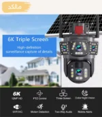 دوربین خورشیدی سیم کارتی چهار لنز V380 PRO - PB88 - Image 3