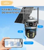 دوربین خورشیدی  4G 6MP - 10x Optical Zoom - V380PRO-W400 - Image 9