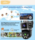 دوربین سیم کارتی دو لنزه E300 Mooi-Okam - Image 5