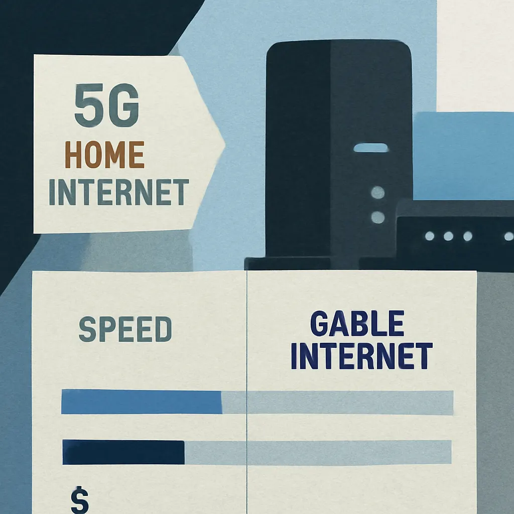 تفاوت اینترنت 5G خانگی با اینترنت کابلی