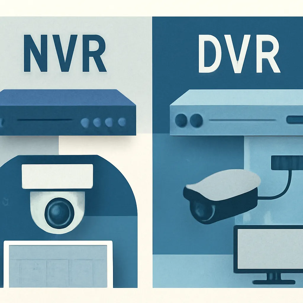 مقایسه NVR و DVR مقایسه NVR و DVR در سیستمهای امنیتی