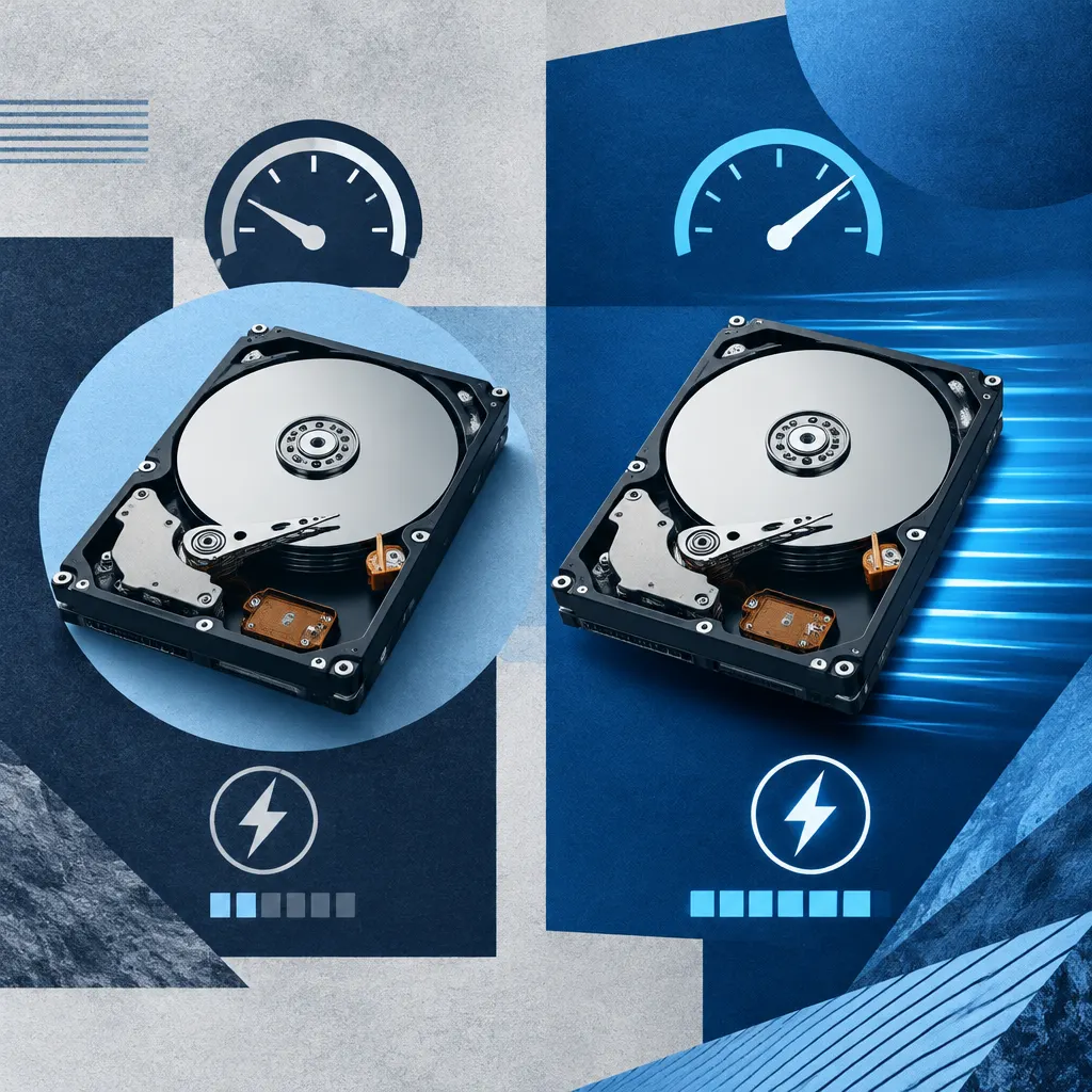 تفاوت هارد 5400 RPM و 7200 RPM در سرعت و مصرف انرژی